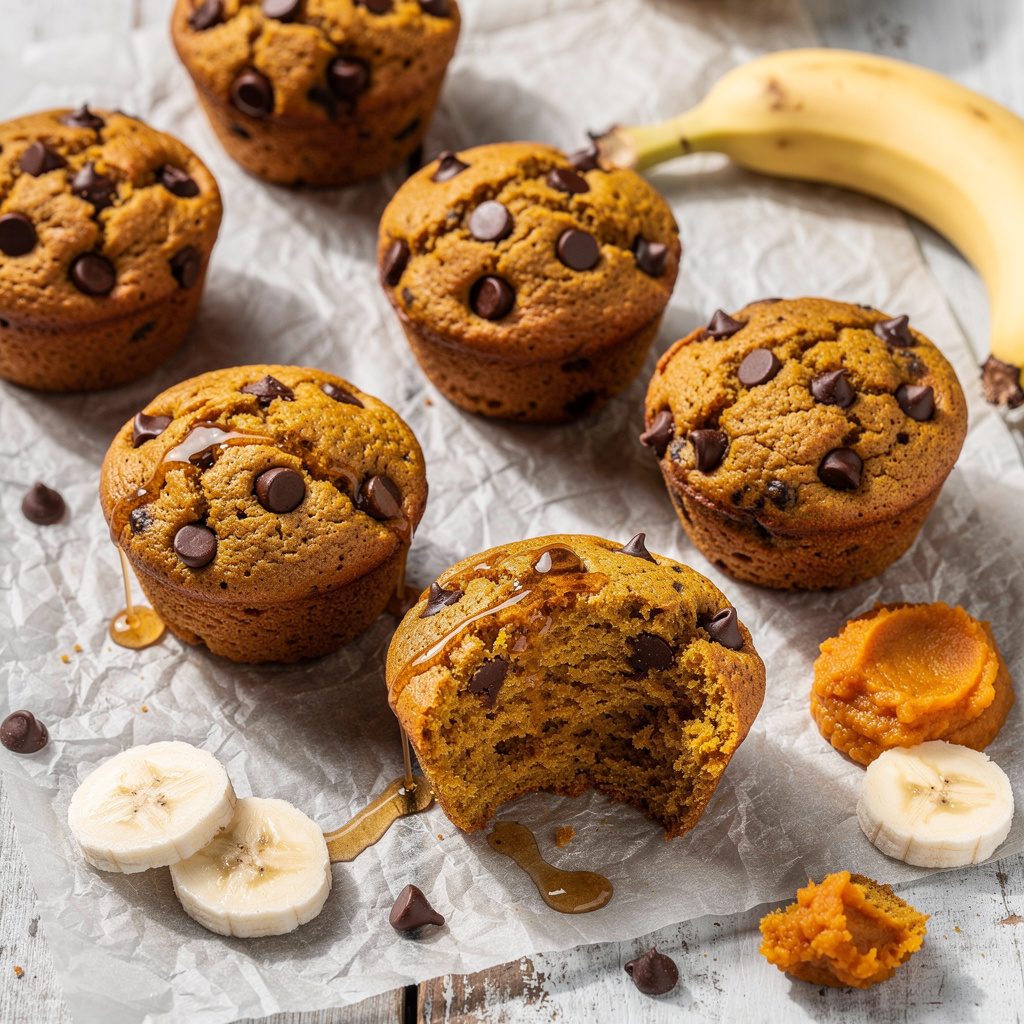 Chocolate Chip Pumpkin Muffins