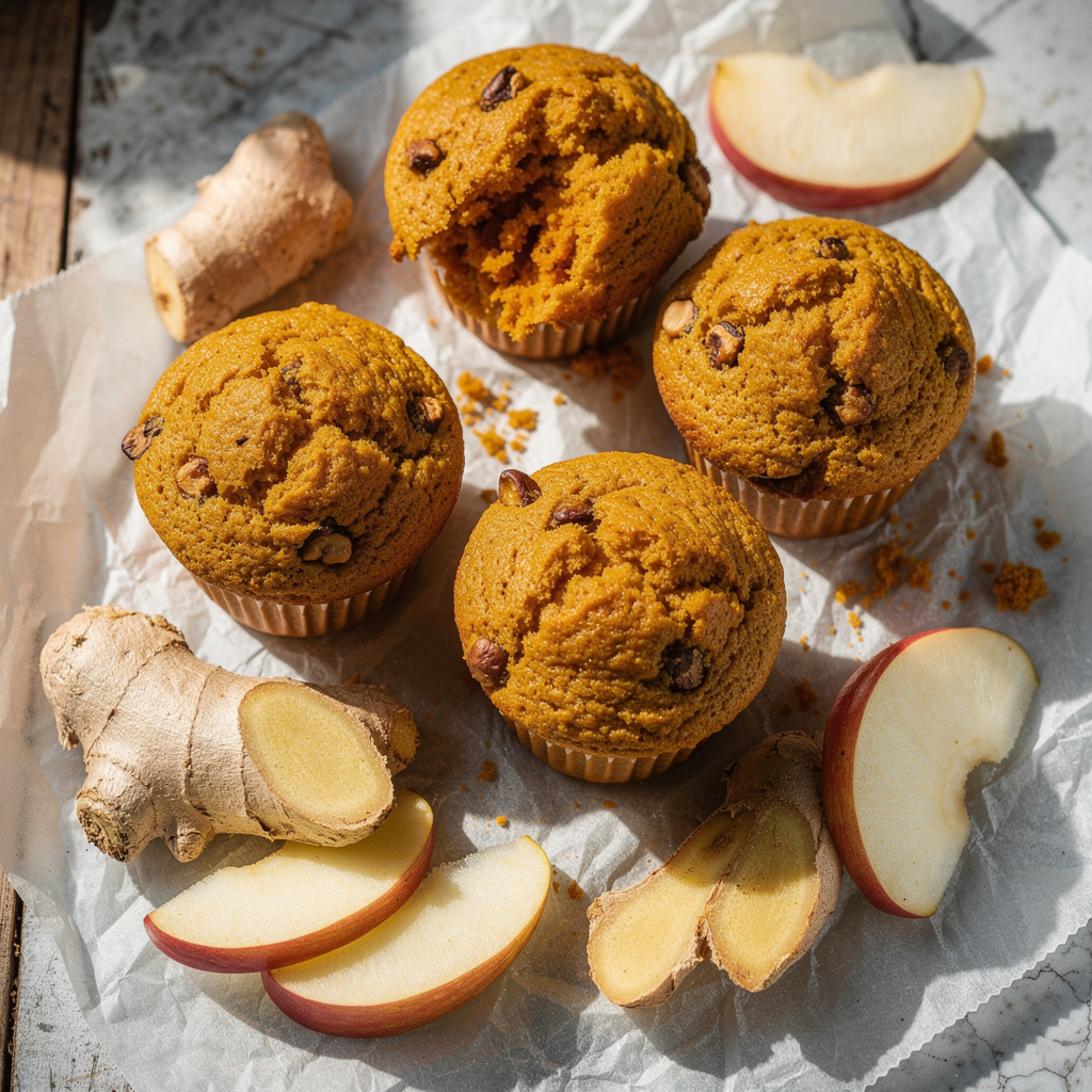 Coconut Flour Pumpkin Muffins