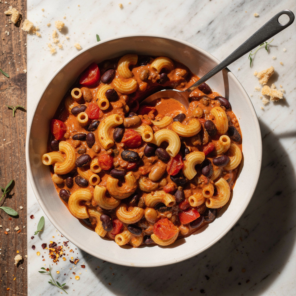 Creamy Vegan Chili Mac