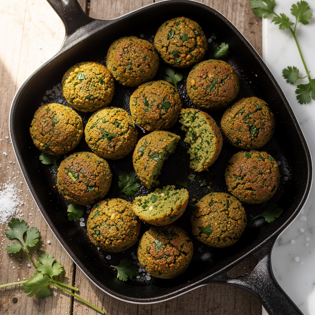 Crispy Baked Falafels