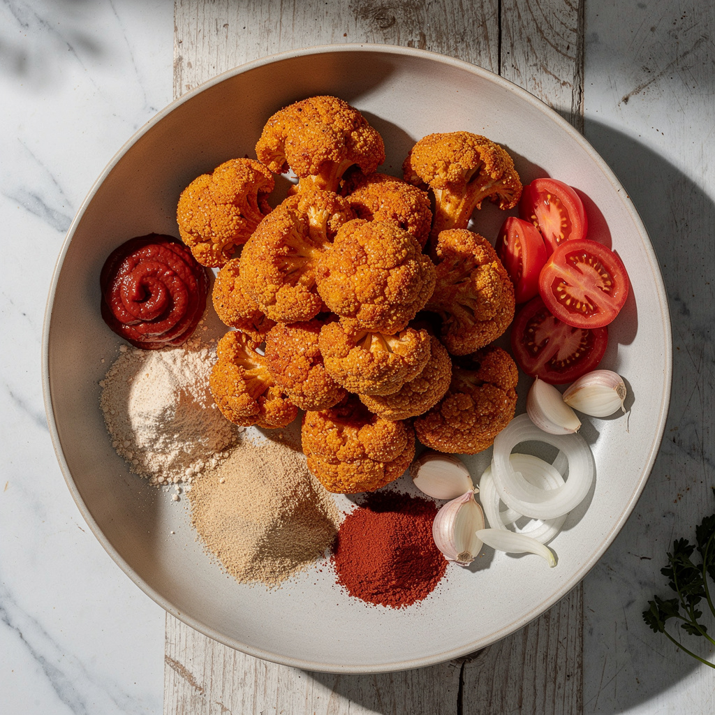 Crispy Buffalo Cauliflower Bites