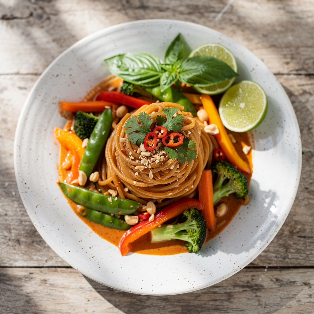 Easy Curry Noodles with Veggies