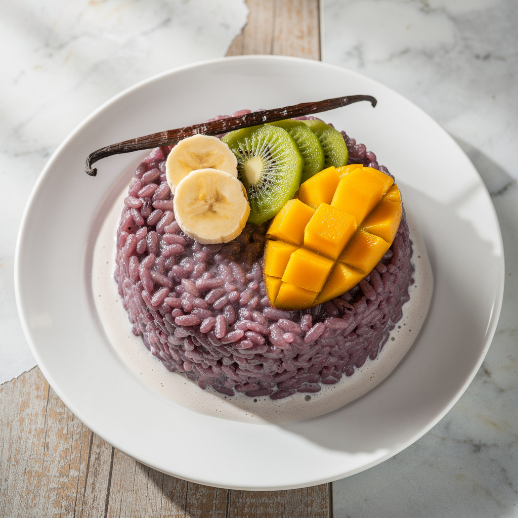Easy Purple Sticky Rice Pudding