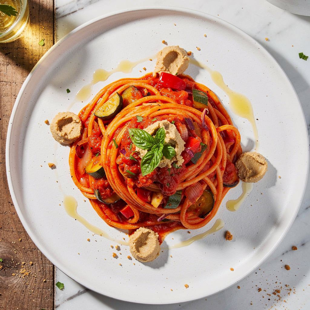Easy Vegan Pasta (only 5 ingredients!)