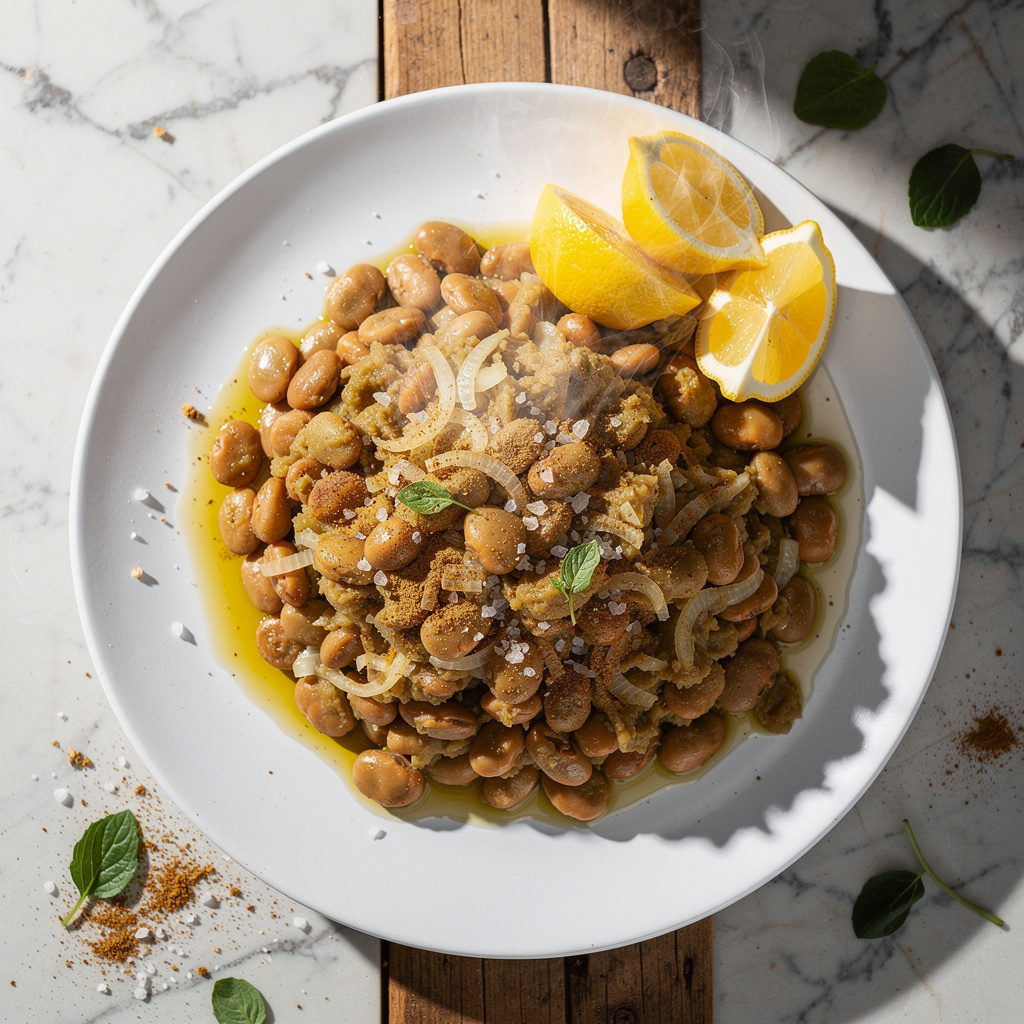 Egyptian Breakfast Beans (Ful Medames)