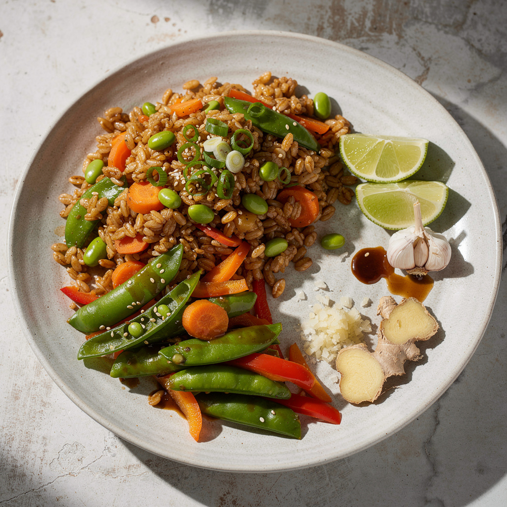 Farro Fried Rice