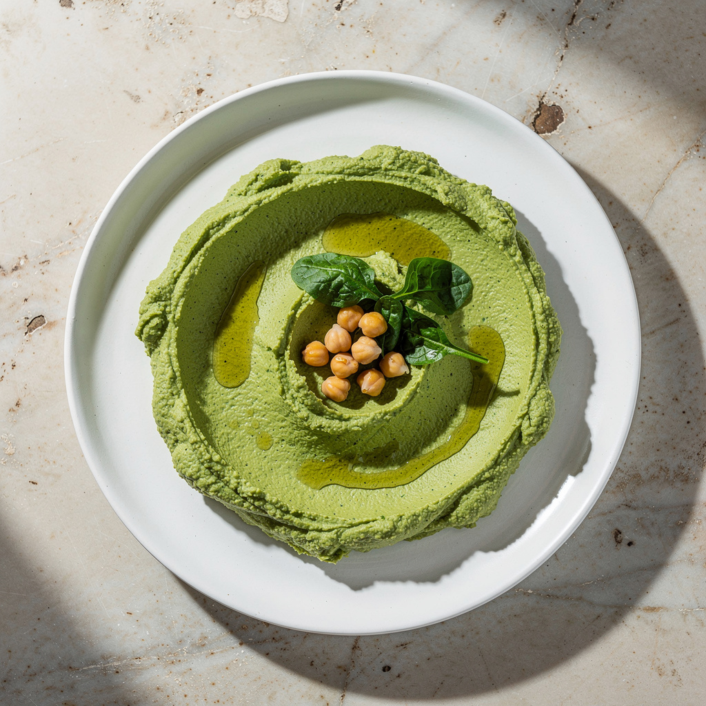 Fresh Spinach Hummus
