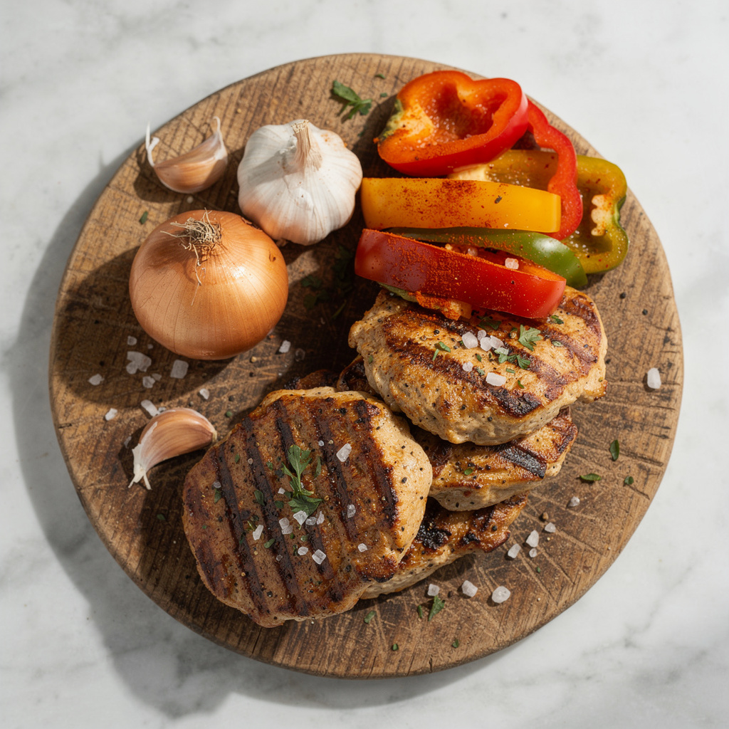 Healthy Chicken Burgers (Low-Carb & Paleo)