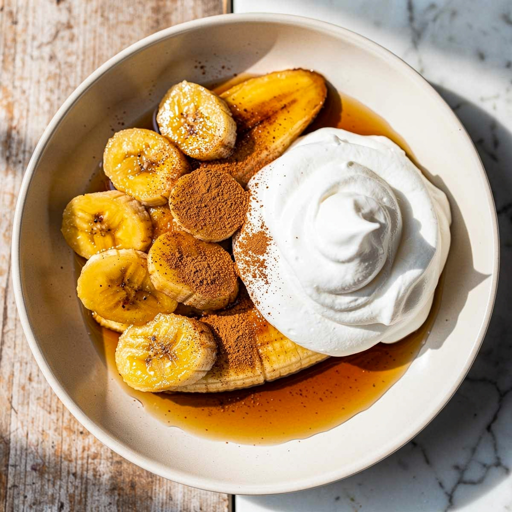 Healthy Vegan Bananas Foster