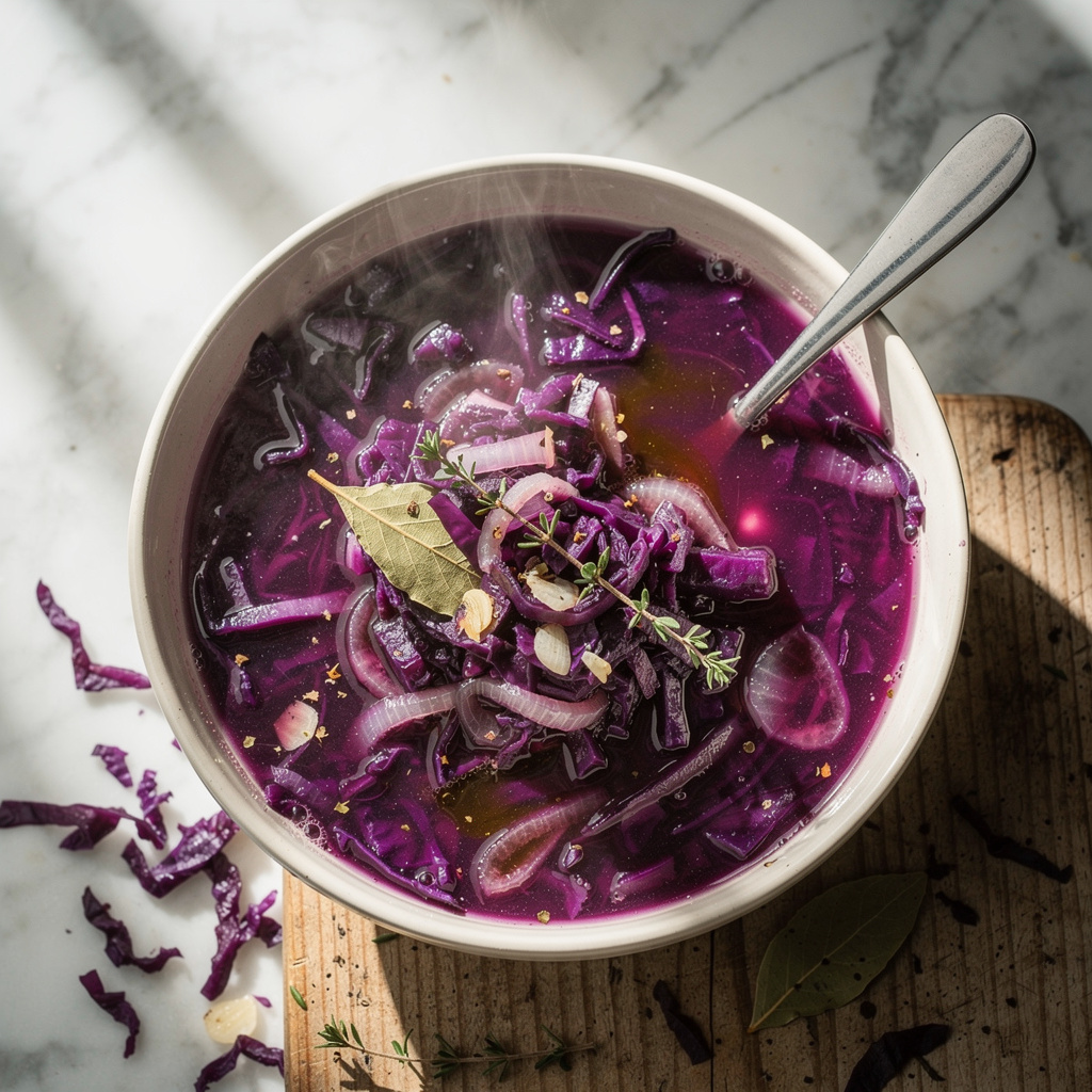 Hearty Purple Cabbage Soup