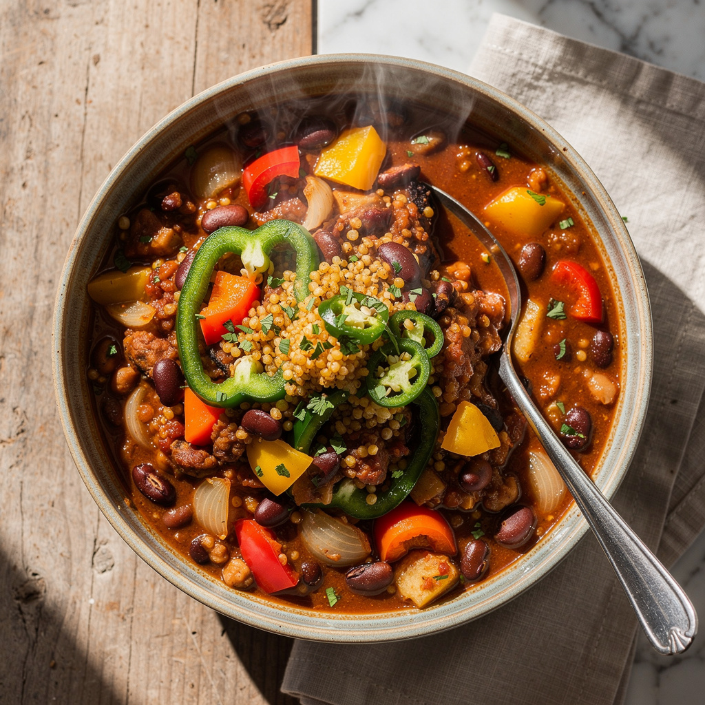 Hearty Vegan Red Bean Chili