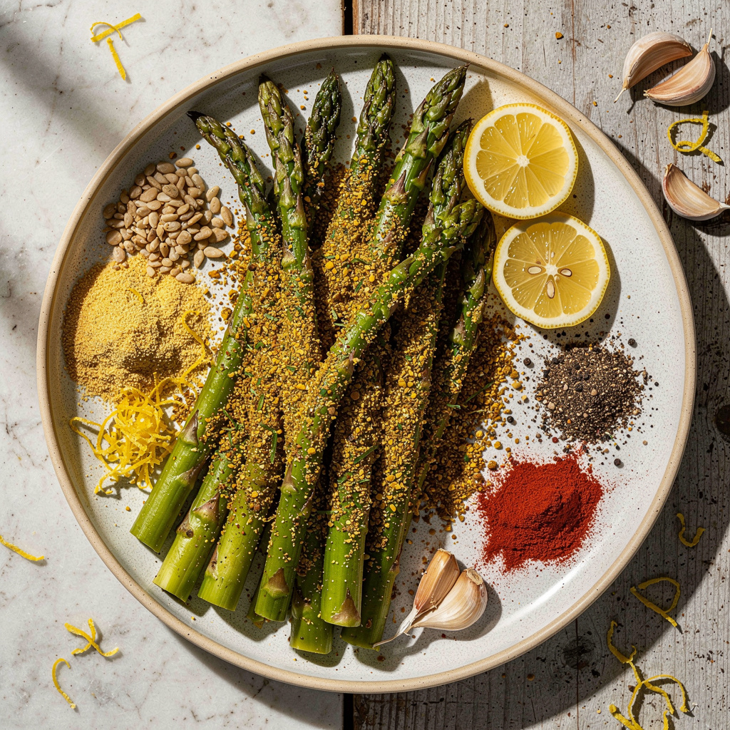 Herb-Crusted Asparagus Spears