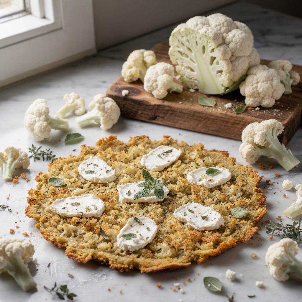 How to Make Cauliflower Pizza Crust