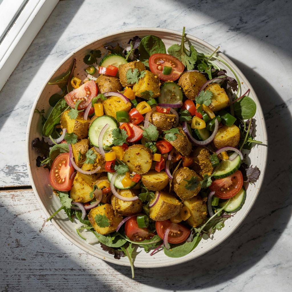 Indian-Spiced Potato Salad