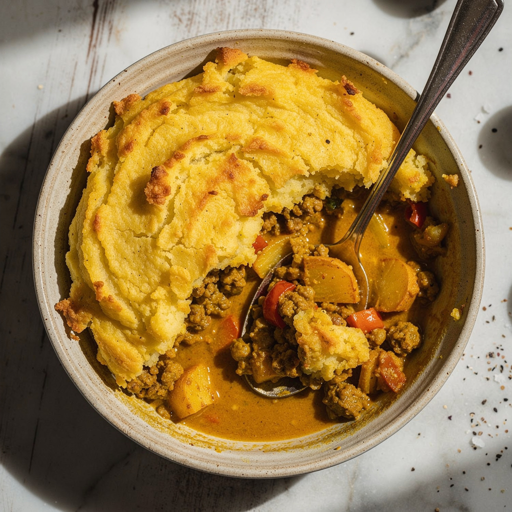 Individual Curried Shepherd's Pies