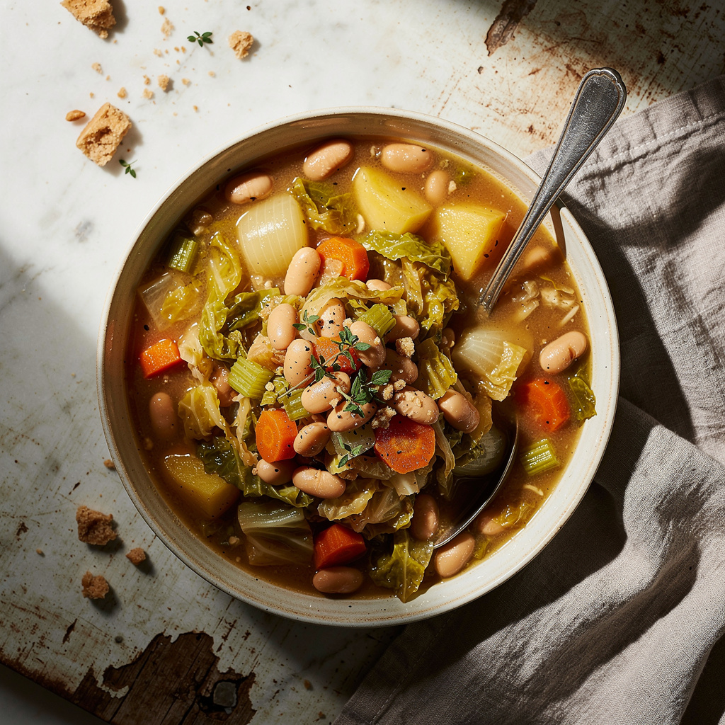 Irish White Bean and Cabbage Stew