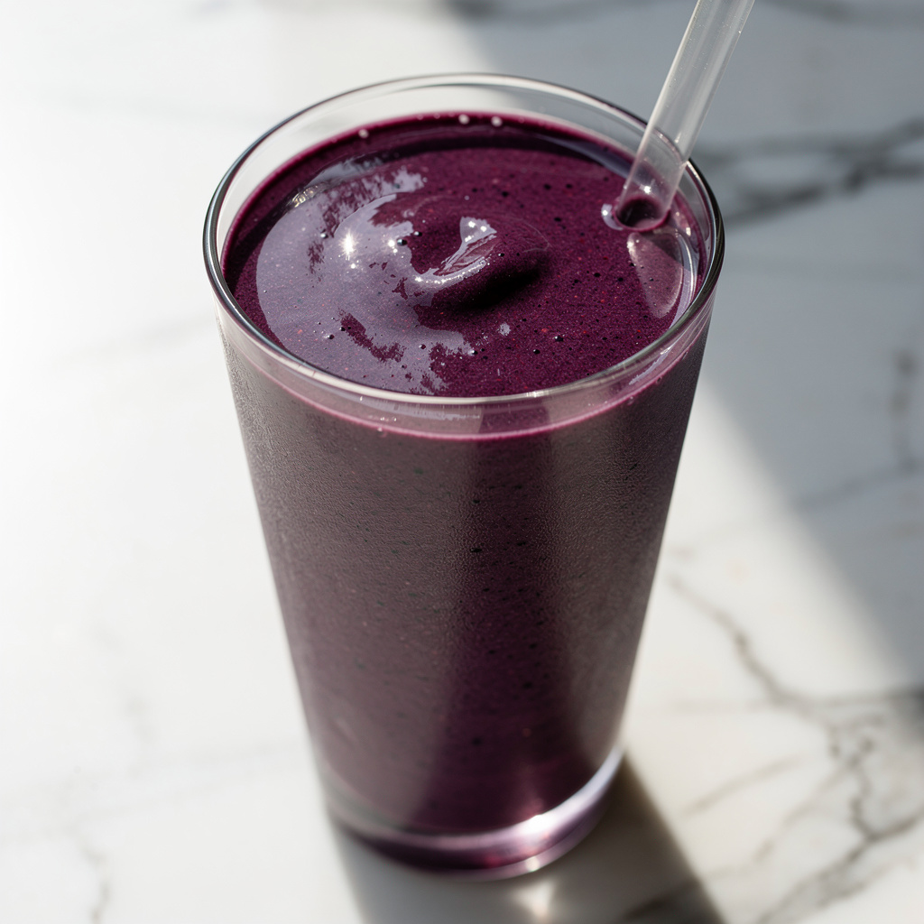 Low Sugar Blueberry Smoothie