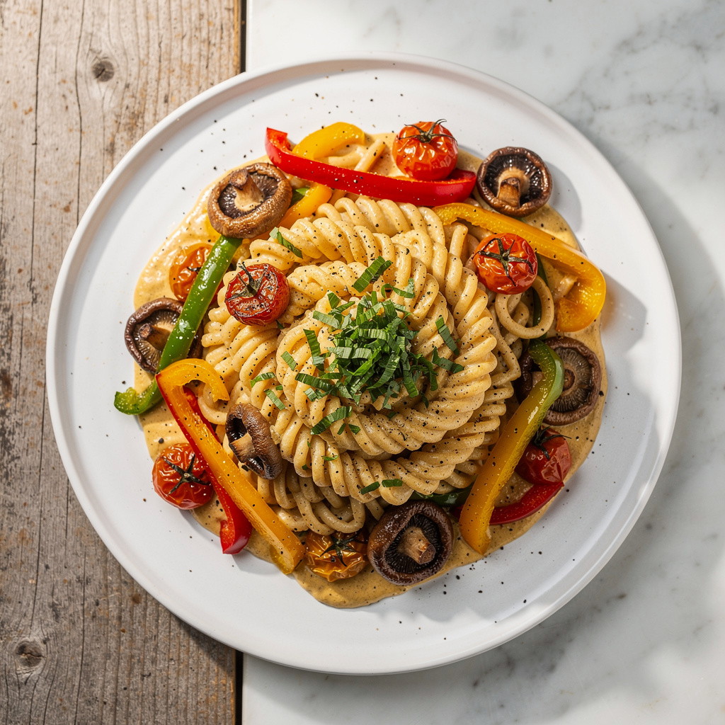Mac and Cheese with Roasted Veggies