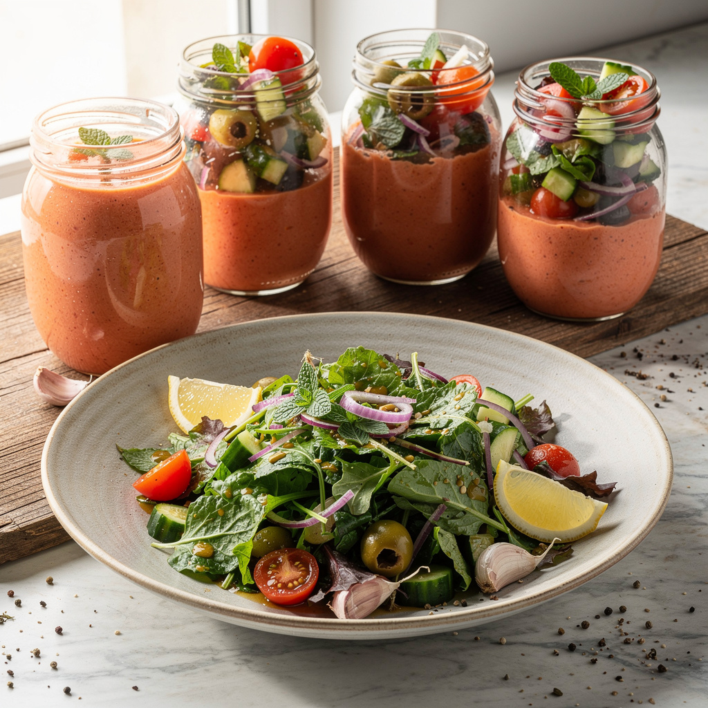 Mediterranean Salad Jars