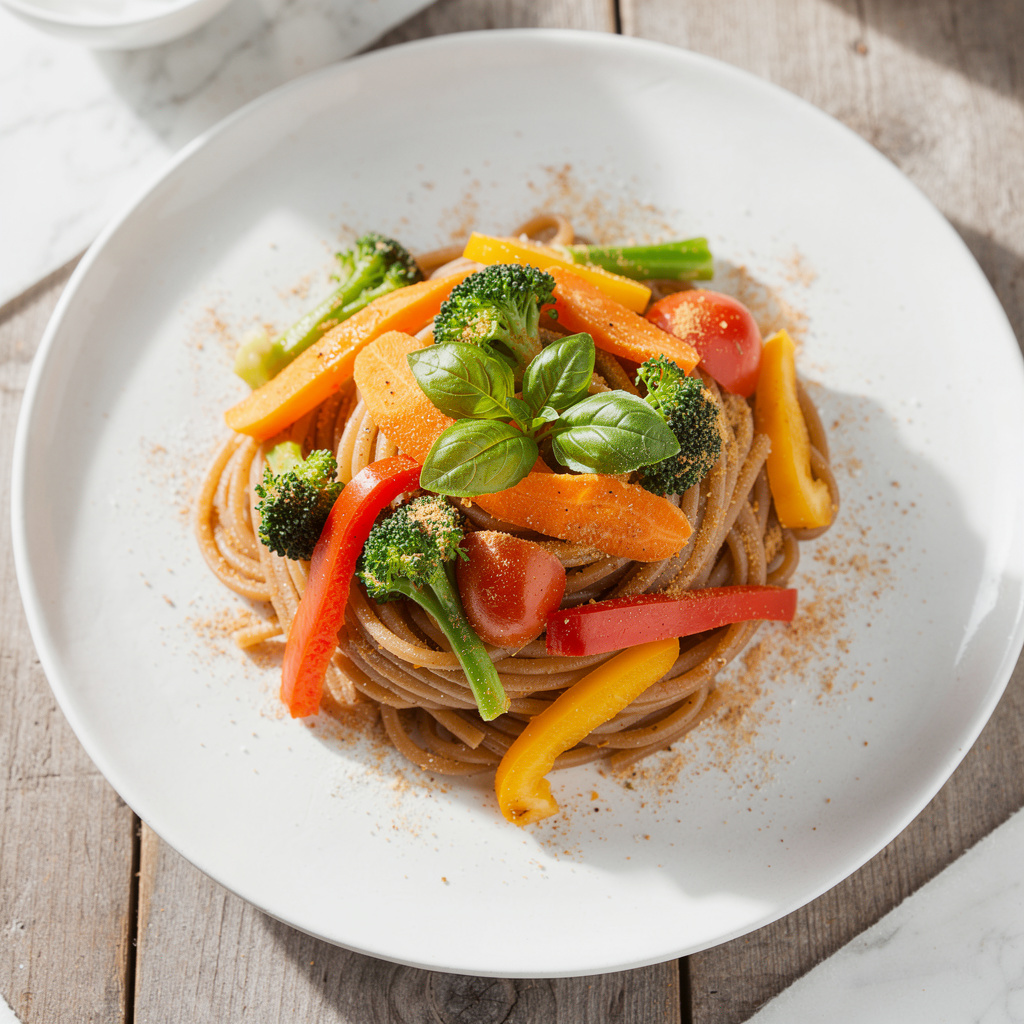 Microwave Pasta Primavera