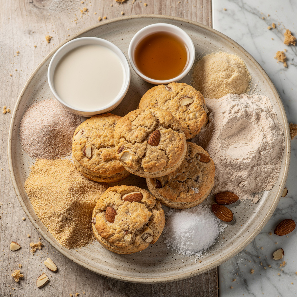 Mom’s Baking Powder Biscuits with Almonds
