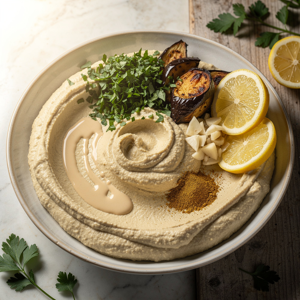 Oil-Free Baba Ghanoush