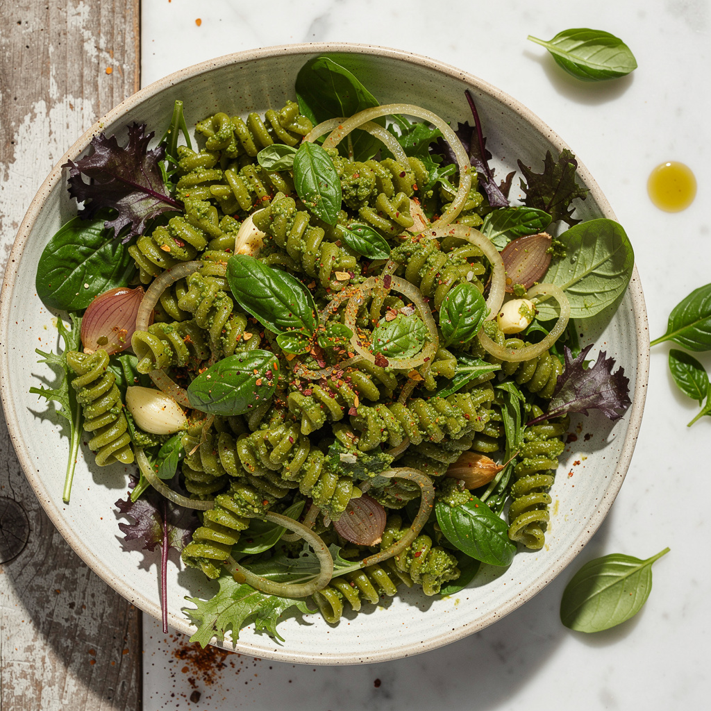 Pesto Pasta Salad (in 30 minutes!)