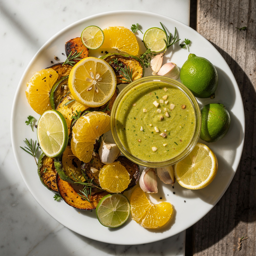 Refreshing Lemon-Lime Dressing (oil-free)