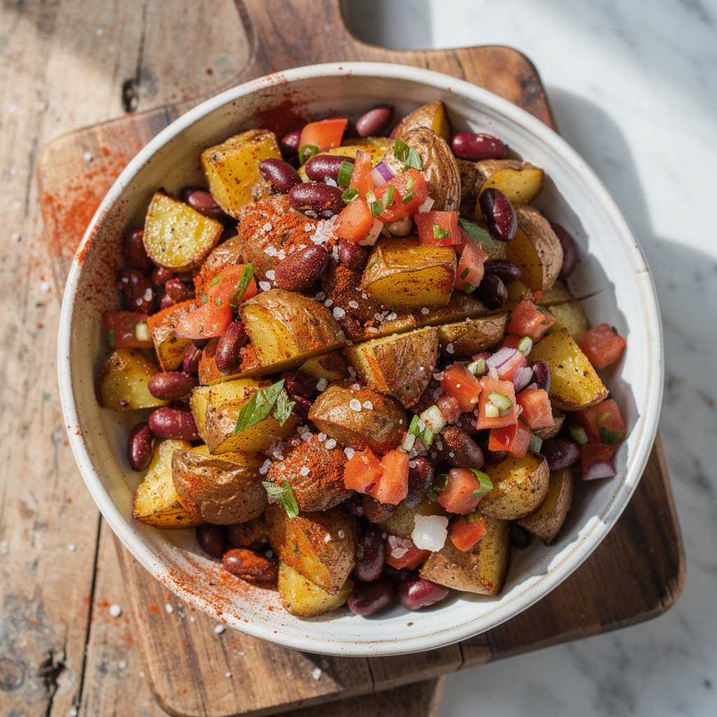 Southwest Potato and Red Bean Bowls