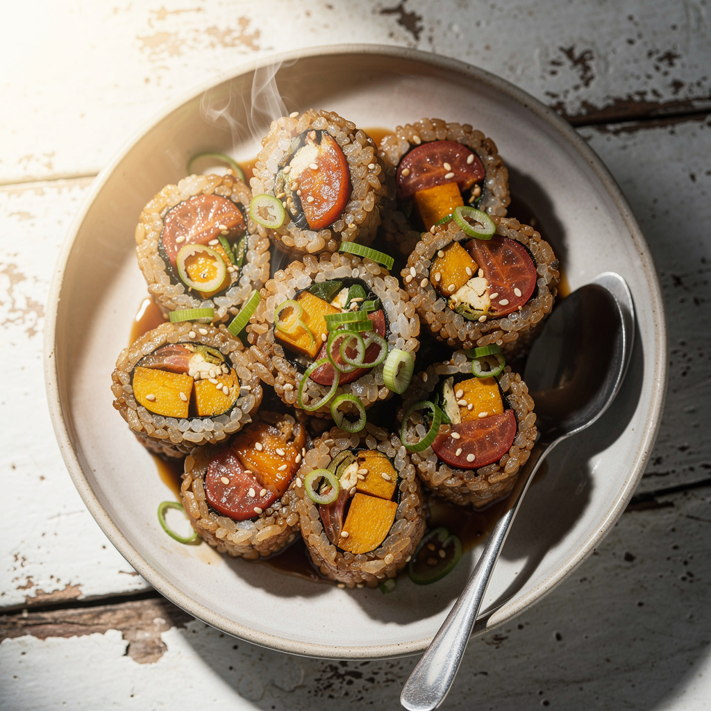 Spicy Tomato Sushi Rolls