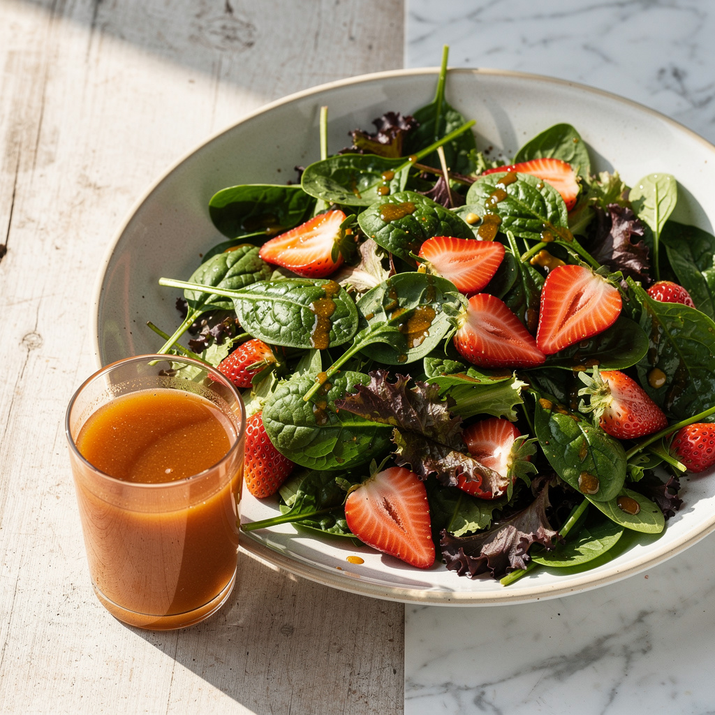 Strawberry Spinach Salad