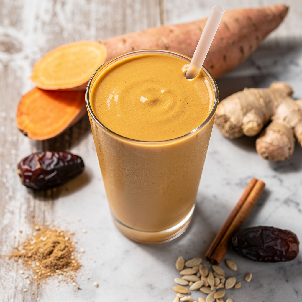 Sweet Potato Smoothie (that tastes like pie!)