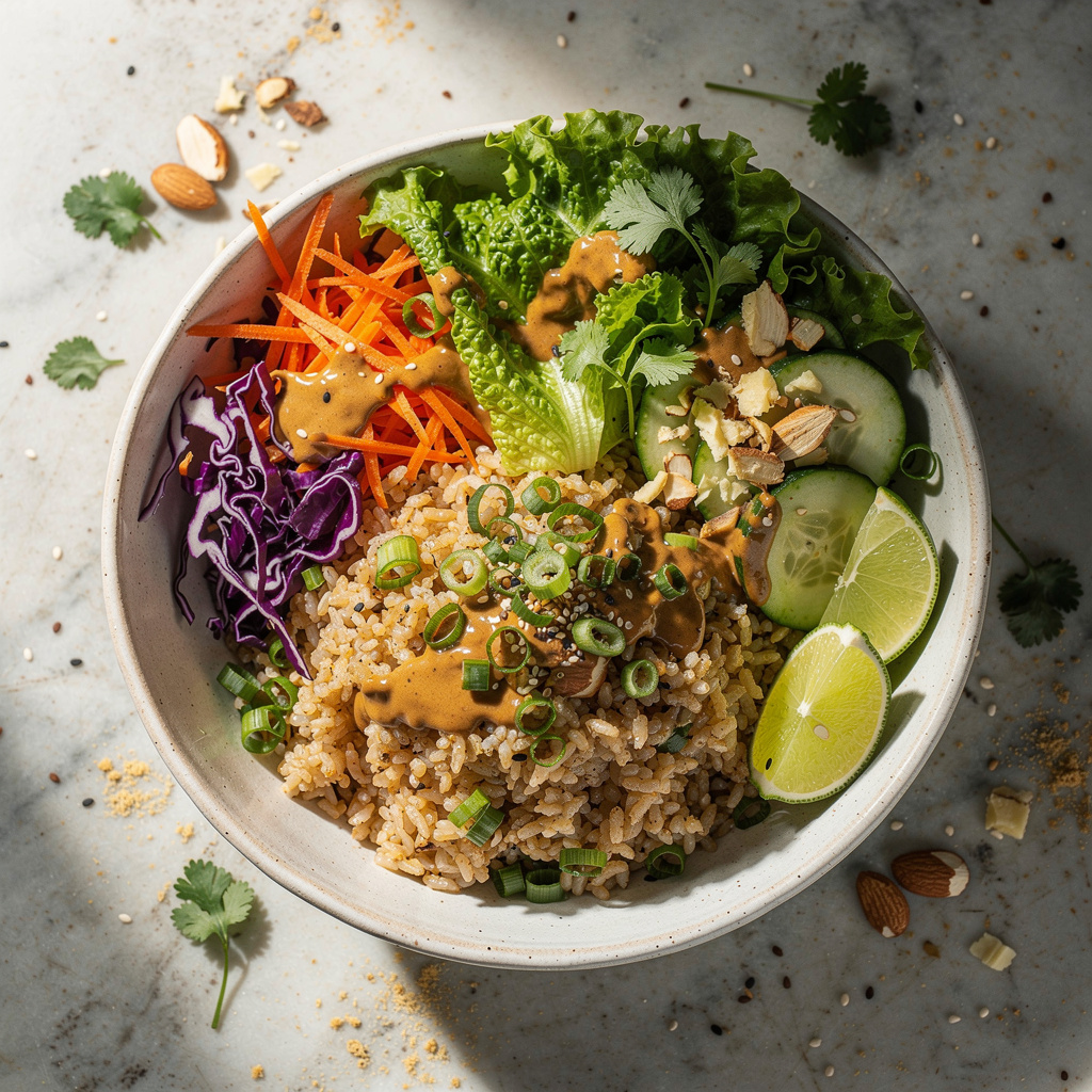 Thai Rice Salad Bowls