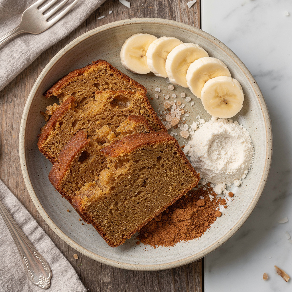 The Best Coconut Flour Banana Bread