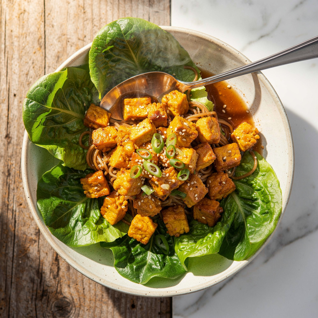 Tofu Lettuce Wraps