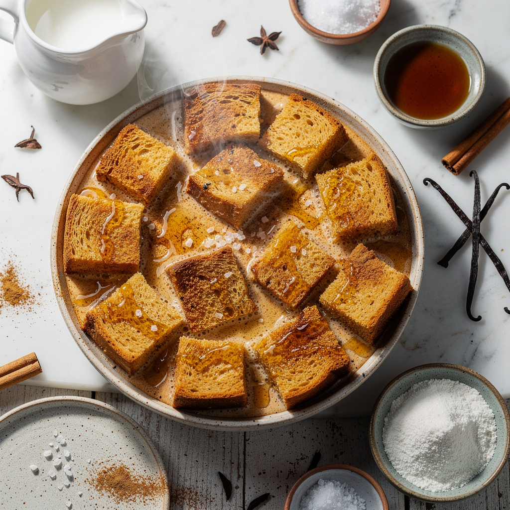 Vegan Bread Pudding (Naturally-sweetened!)