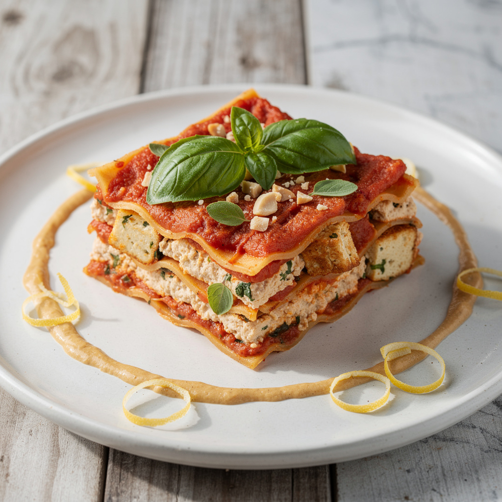 Vegan Lasagna with Tofu Ricotta