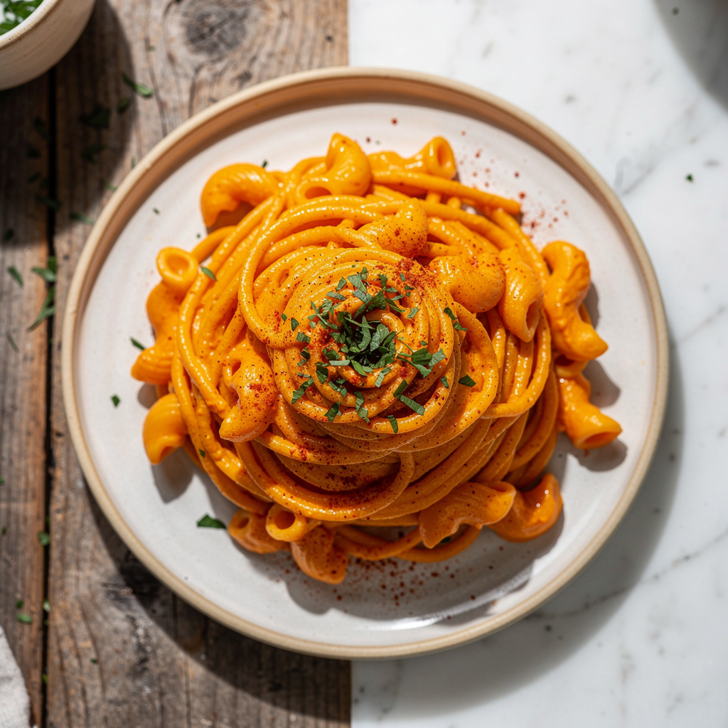 Vegan Pimiento Cheesy Mac