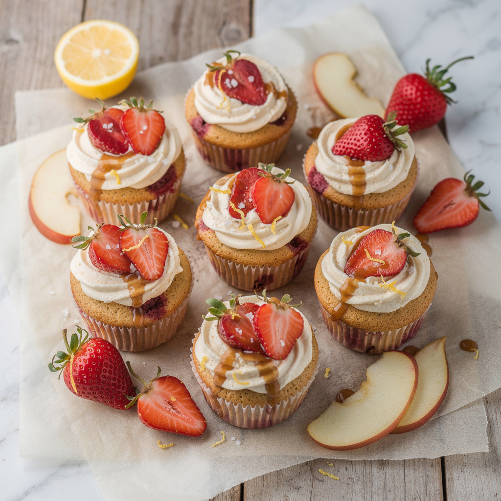 Vegan Strawberry Cupcakes
