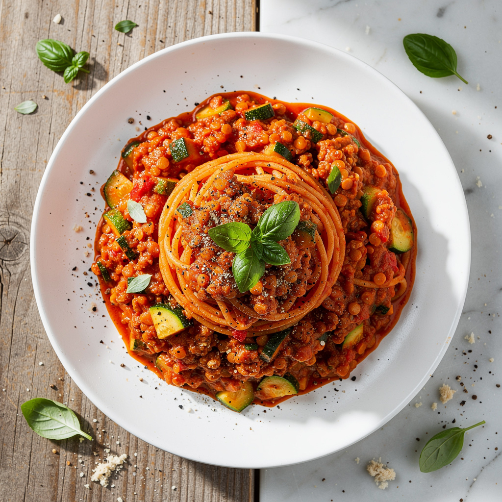 Vegetarian Bolognese (Quick & Easy!)