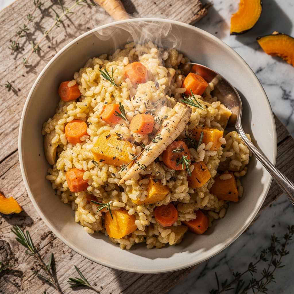 Winter Vegetable Risotto
