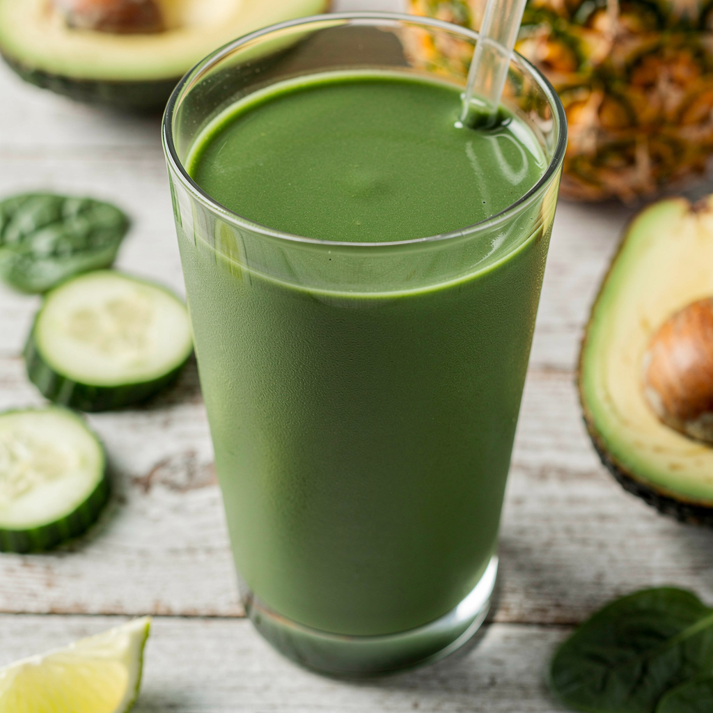 Pineapple Spirulina Smoothie