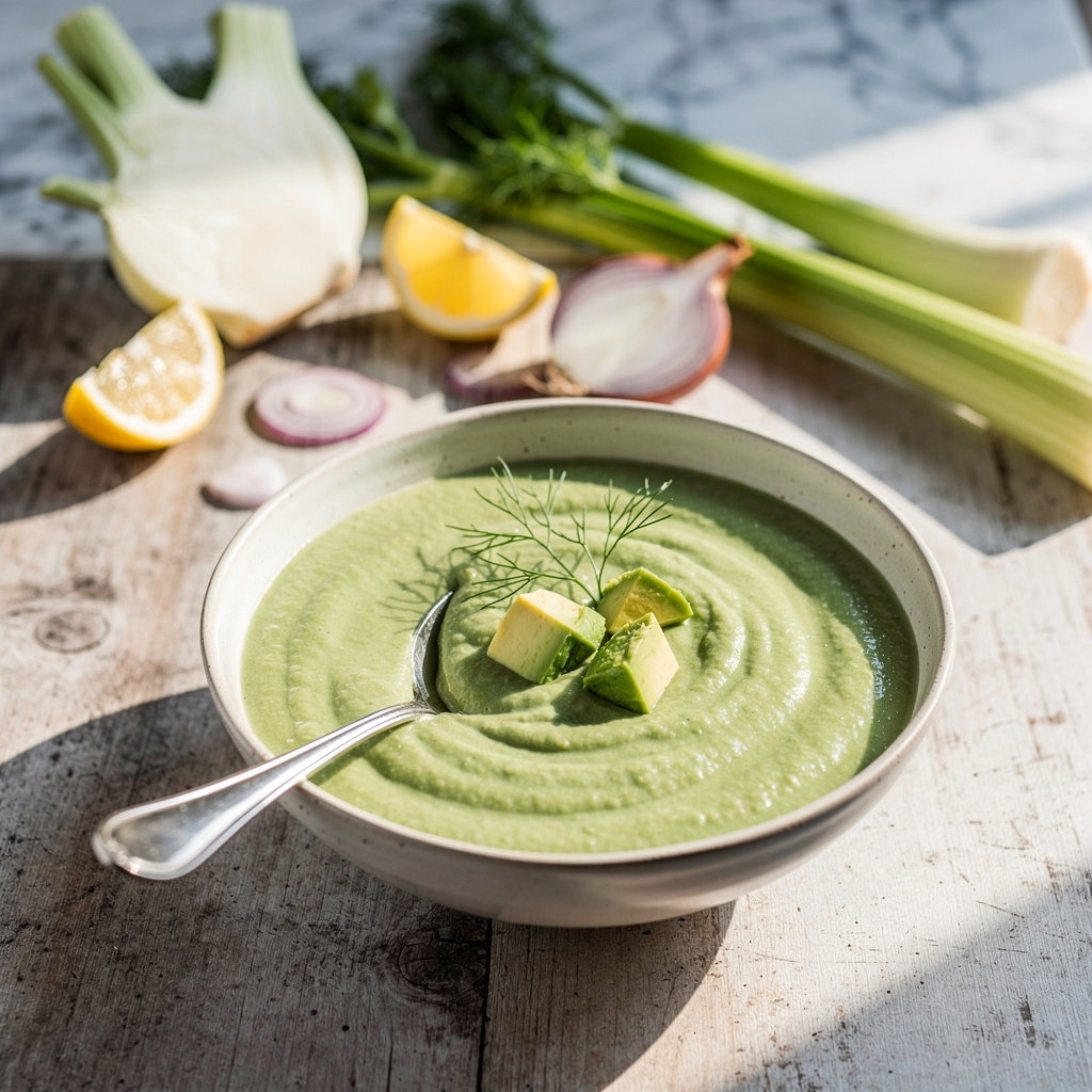 Raw Creamed Fennel Soup