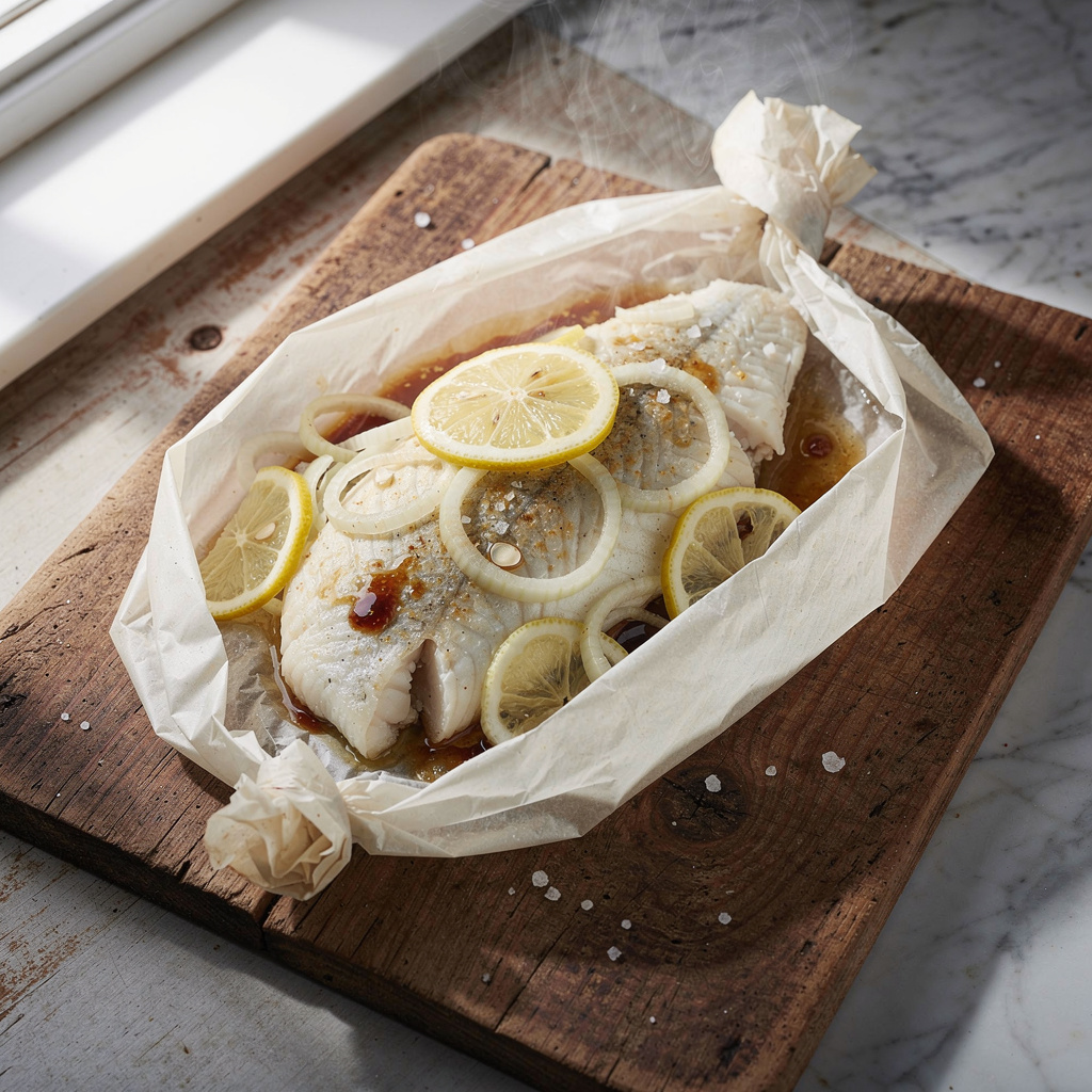 Steamed Fish in a Bag