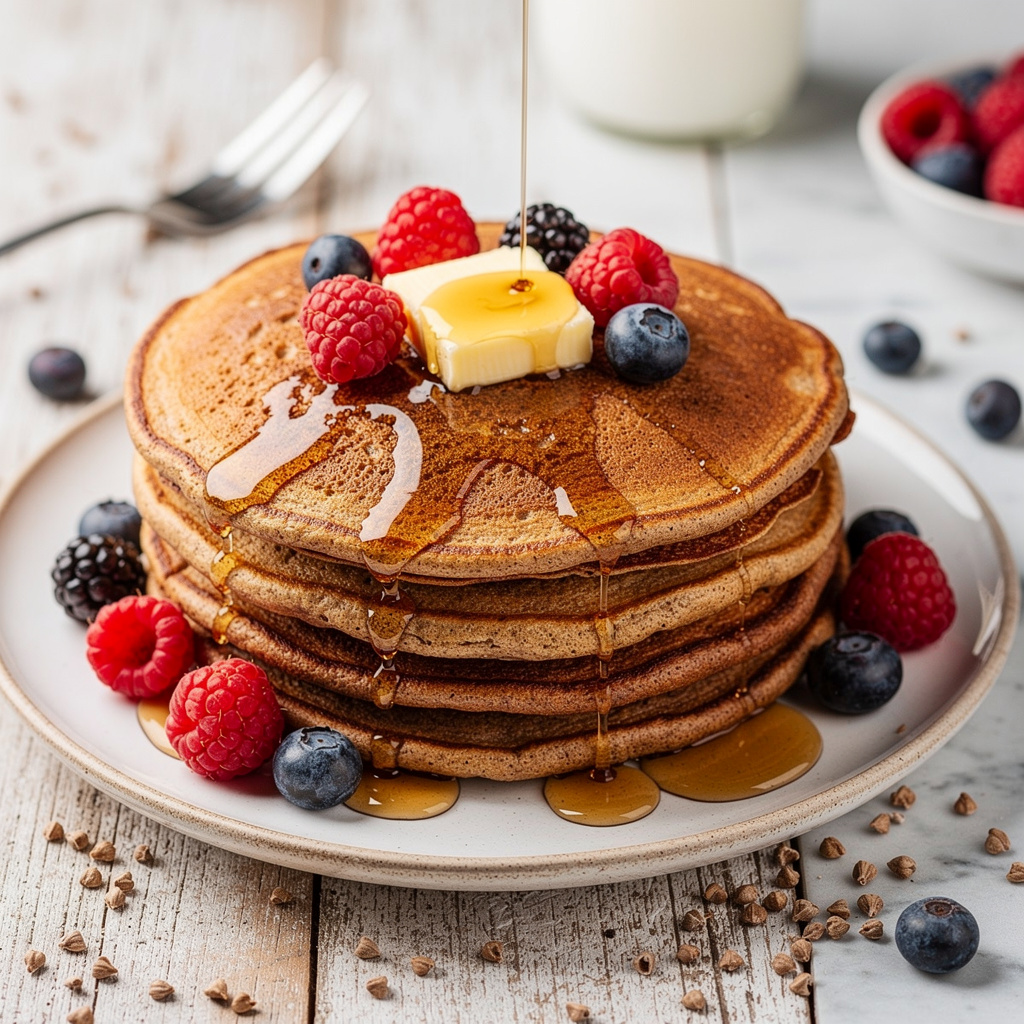 Sourdough Buckwheat Pancakes