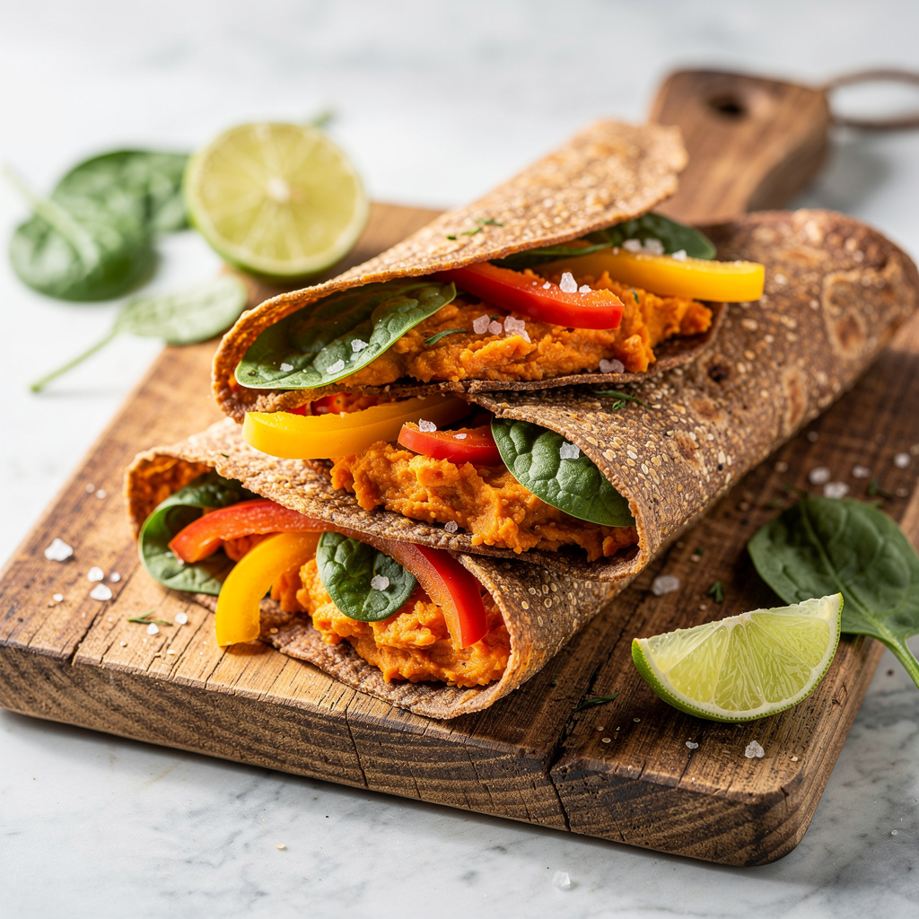 Southwestern Sweet Potato Wrap