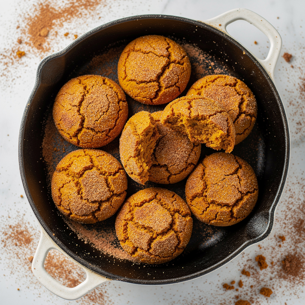 Pumpkin Snickerdoodles (Paleo, Grain-Free, Vegan)