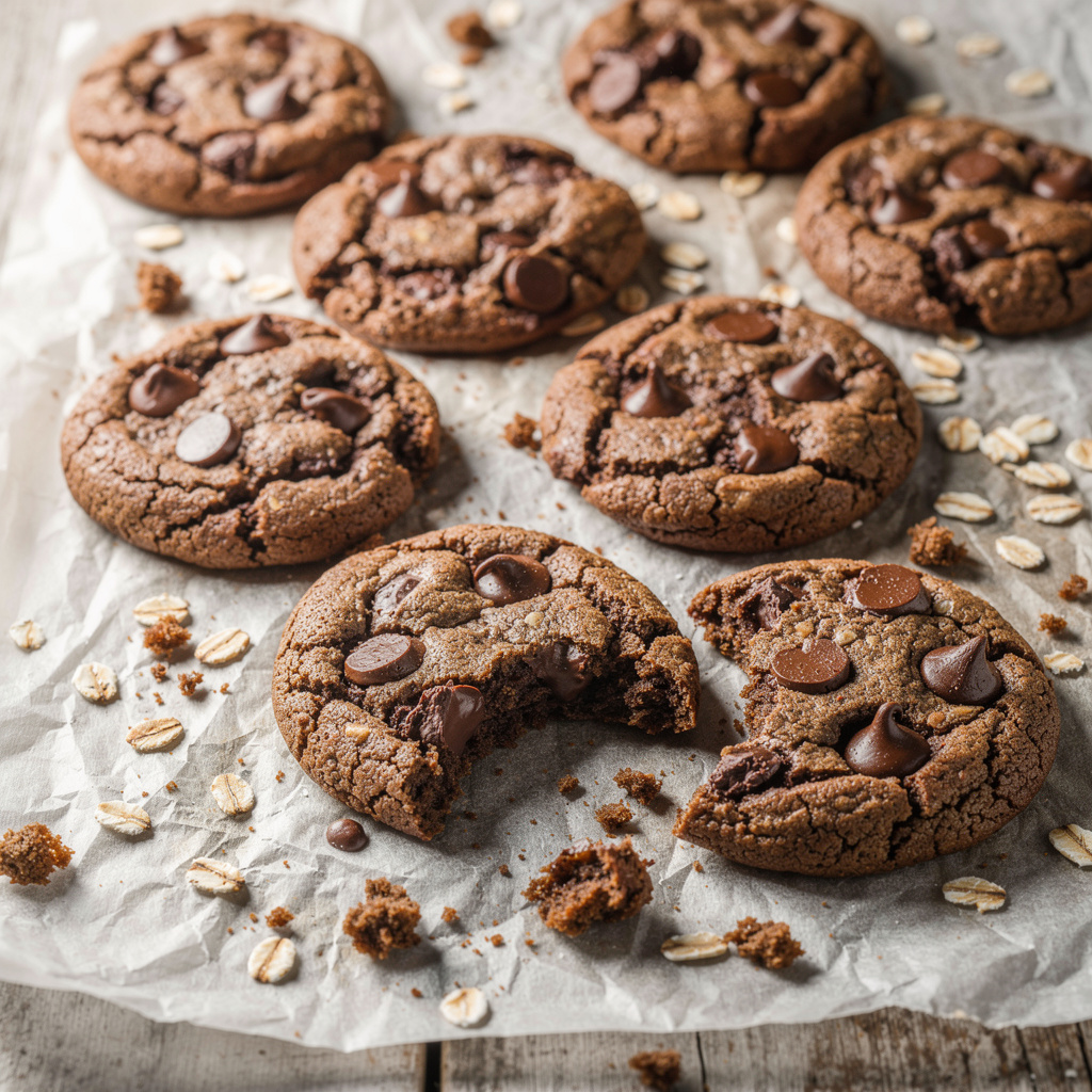 Flourless Chocolate-Chip Cookies