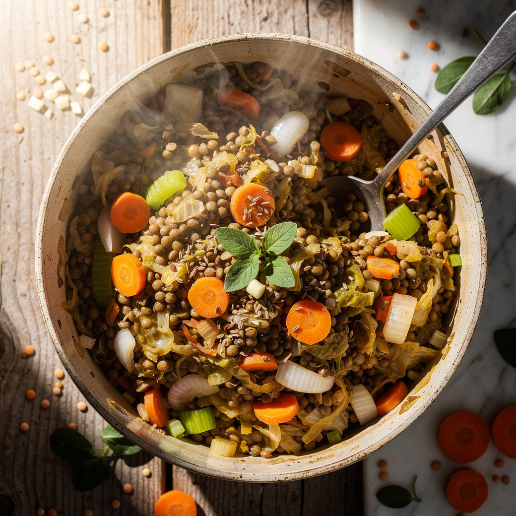 Nourishing Winter Lentil Bowl