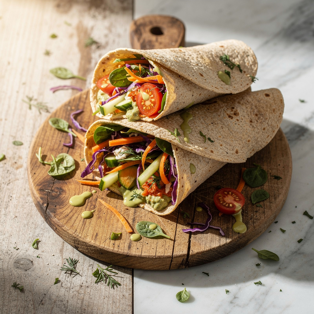 Superfood Veggie Tortilla Wraps
